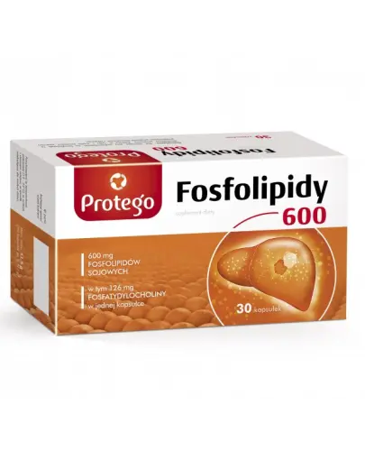 FOSFOLIPIDY 600 30 KAPSUŁEK PROTEGO 