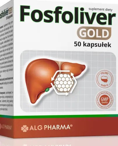 FOSFOLIVER GOLD 50 KAPSUŁEK ALG PHARMA