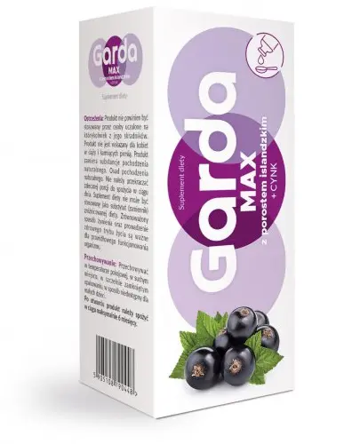 GARDA MAX Z POROSTEM ISLANDZKIM NA CHRYPKĘ SYROP 120 ML