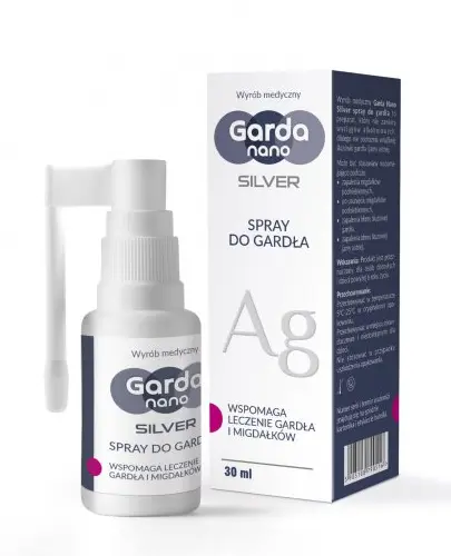 GARDA NANO SILVER SPRAY DO GARDŁA ZE SREBREM 30 ML