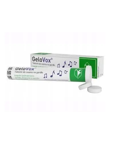 Gelovox porzeczka - mentol, 20 tabletek do ssania