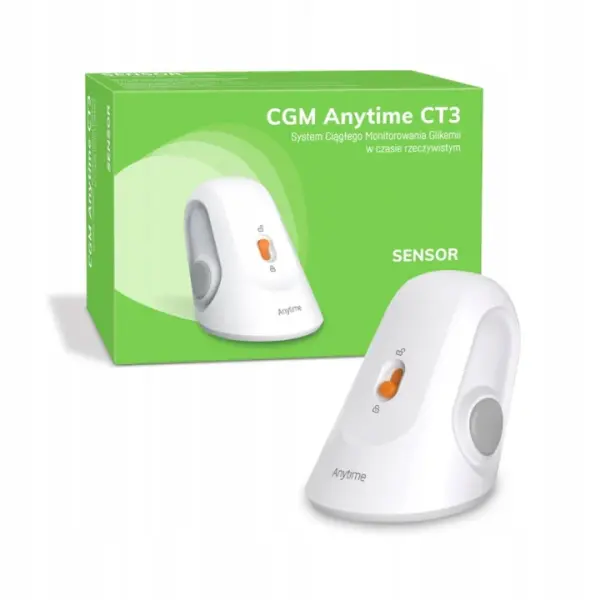 ANYTIME CT3 SENSOR SYSTEM CIĄGŁEGO MONITOROWANIA GLIKEMII GENEXO