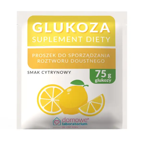 GLUKOZA O SMAKU CYTRYNOWYM PROSZEK 75 G 