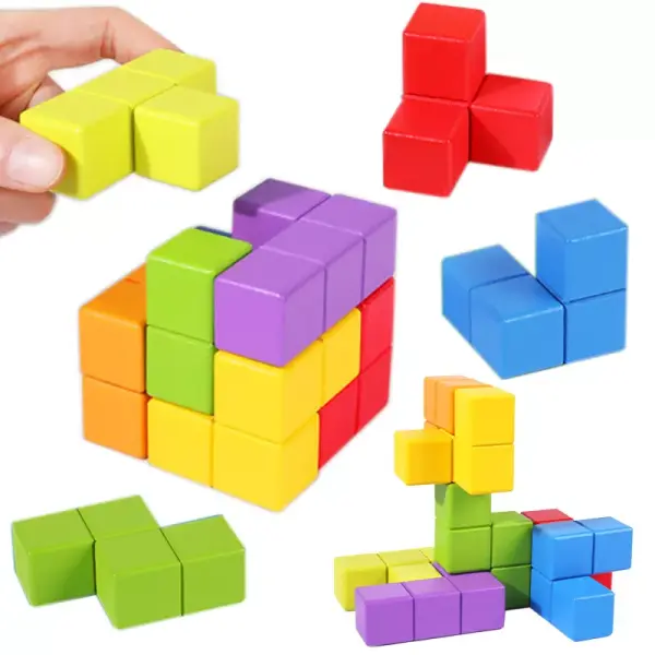 GRA ZRĘCZNOŚCIOWA LOGICZNA SORTER NAKŁADANKA PUZZLE TETRIS KOSTKA RUBIKA