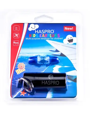 HASPRO FLY UNIVERSAL KIDS ZATYCZKI DO USZU DLA DZIECI SILIKONOWE DO SAMOLOTU