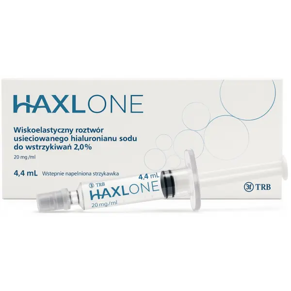 HAXL ONE 2% ROZTWÓR USIECIOWANEGO HIALURONIANU SODU 88mg/4,4ml  1 AMPUŁKO-STRZYK