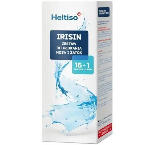 Heltiso Irisin Zestaw d/płukania, 1 but.+16 sasz.