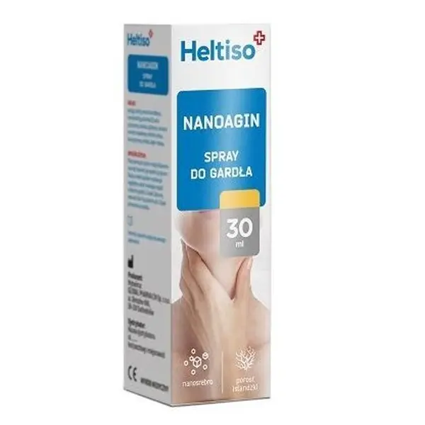 Heltiso Nanoagin Spray do gardła, 30ml
