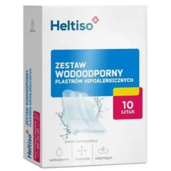 HELTISO Plastry hipoalergiczne Zestaw wodoodporny 10szt.