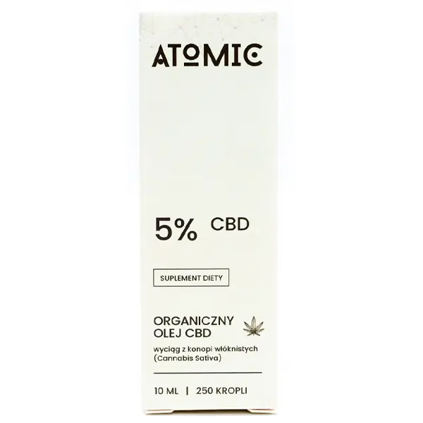 Atomic Full Spectrum Organiczny Olej CBD 5% 10 ml