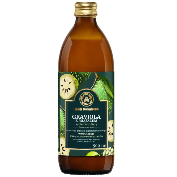 Herbal Monasterium Graviola z miąższem, 500 ml