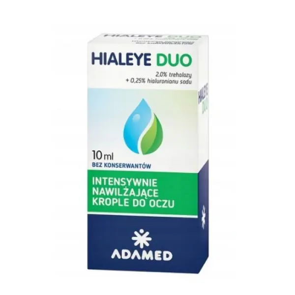 HIALEYE DUO Intensywnie nawilżające krople do oczu 10 ml