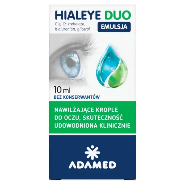 HIALEYE DUO NAWILŻAJĄCA EMULSJA DO OCZU 10 ML