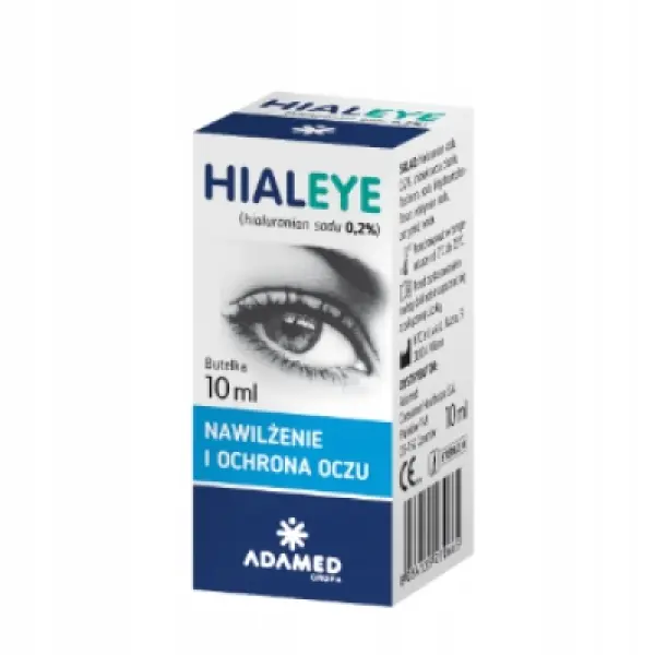 HIALEYE KROPLE NAWILŻAJĄCO - OCHRONNE DO OCZU 10 ML 