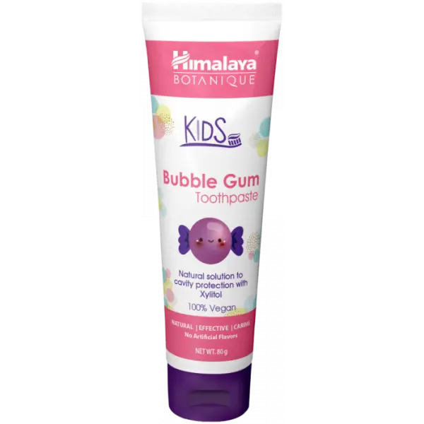 HIMALAYA BOTANIQUE BUBBLE GUM PASTA DO ZĘBÓW DLA DZIECI 80G