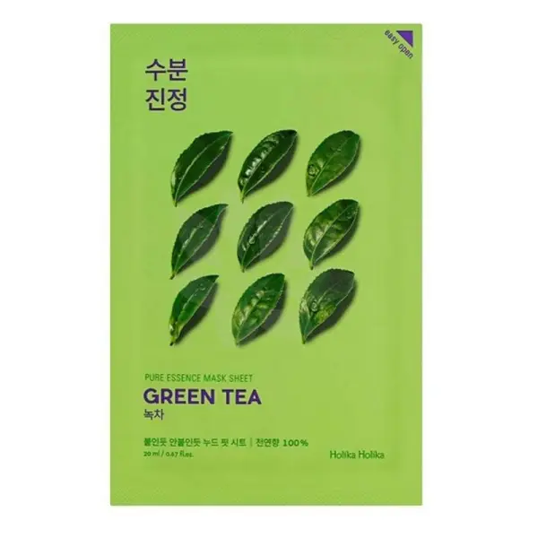 Holika Pure Essence Mask Sheet Green Tea Maseczka, 1 sztuka [Krótka data - 2024-08-25]