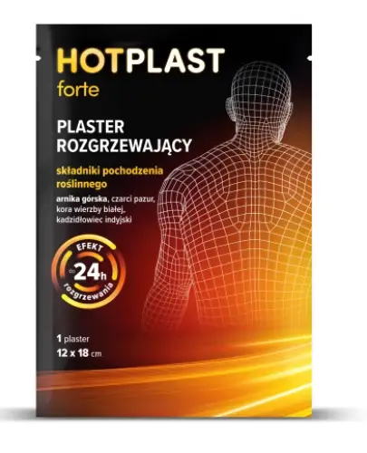 HOT PLAST FORTE PLASTER ROZGRZEWAJĄCY 12x18 cm