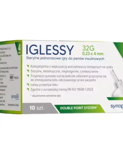 IGŁY IGLESSY DO PENÓW 0,23 X 4 MM 10 SZT.