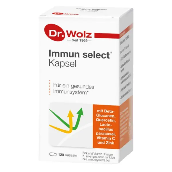 IMMUN SELECT BETA-GLUKAN I WITAMINY 120 KAPSUŁEK DR WOLZ