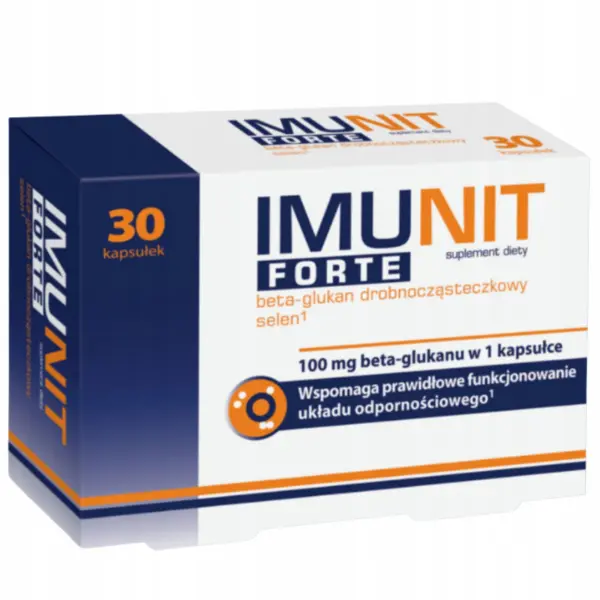 IMUNIT FORTE NA ODPORNOŚĆ BETA-GLUKAN  30 KAPSUŁEK
