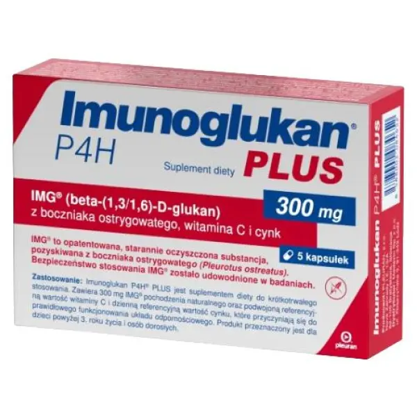 IMUNOGLUKAN P4H PLUS 5 KAPSUŁEK 