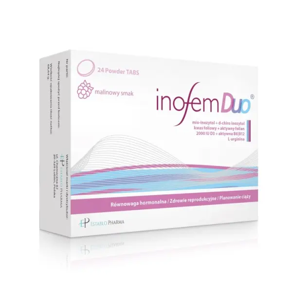 INOFEM DUO WSPARCIE RÓWNOWAGI HORMONALNEJ KOBIET 24 TABL. TO SSANIA