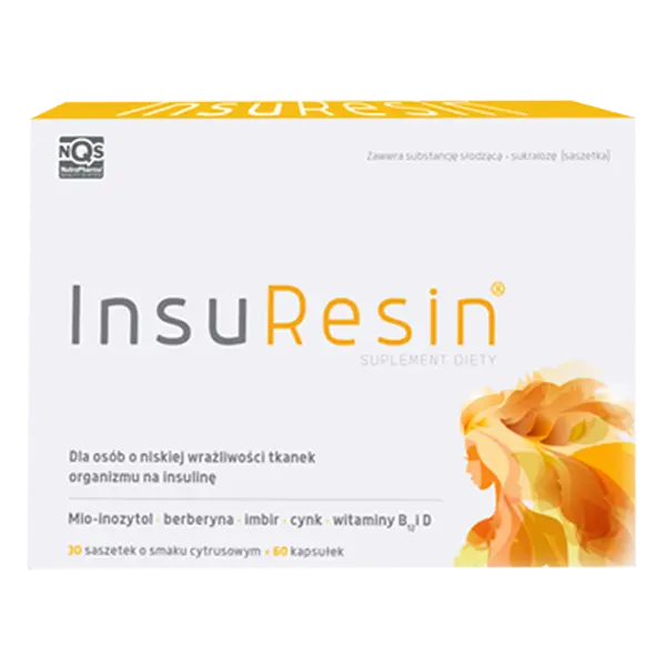 InsuResin 30 saszetek + 60 kapsułek preparat wspierający przy insulinooporności