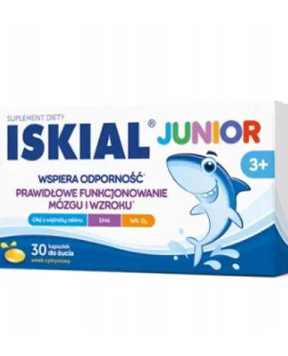 ISKIAL JUNIOR 3 + 30 kaps. do żucia