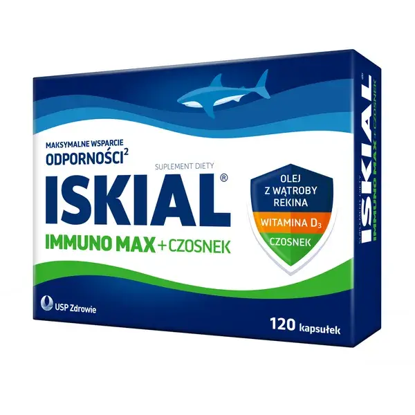 ISKIAL MAX + CZOSNEK 120 KAPSUŁEK 