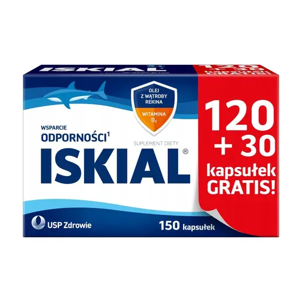 ISKIAL WSPARCIE ODPORNOŚCI 120 + 30 KAPSUŁEK GRATIS