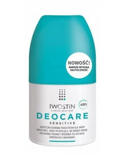 Iwostin Deocare Sensitive Antyperspirant w kulce, 50 ml