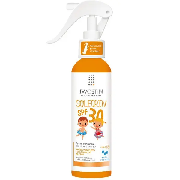 Iwostin Solecrin Spray ochronny dla dzieci SPF30, 150 ml