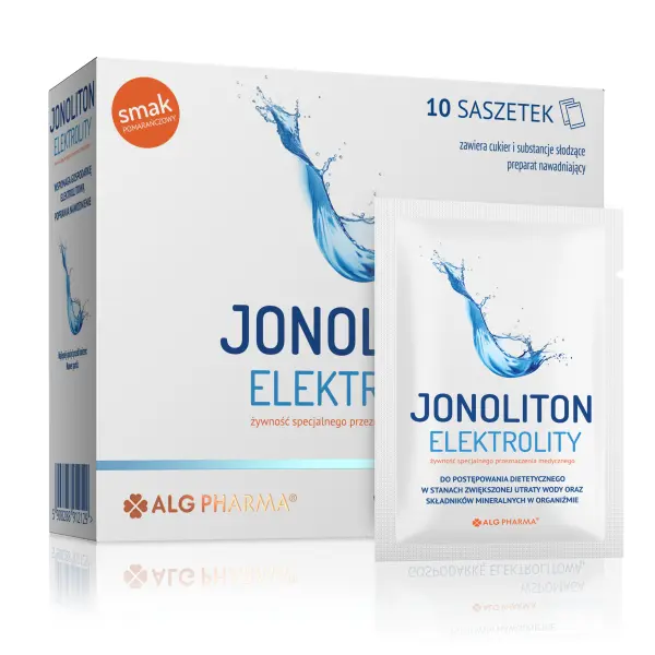 JONOLITON ELEKTROLITY PREPARAT NAWADNIAJĄCY 10 SASZETEK ALG PHARMA