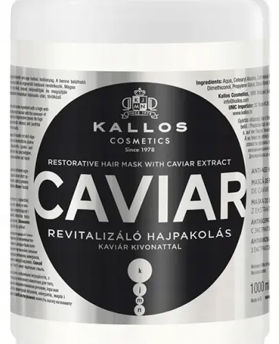 KALLOS CAVIAR REGENERUJĄCA MASKA DO WŁOSÓW 1000ML