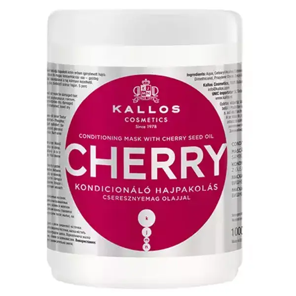 Kallos Cherry Kondycjonująca maska do włosów, 1000 ml