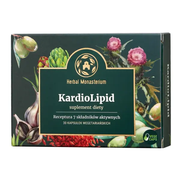 KARDIOLIPID NA PRAWIDŁOWY CHOLESTEROL PRACĘ SERCA 30 KAPSUŁEK