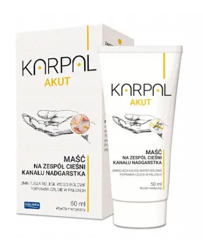 KARPAL AKUT MAŚĆ NA ZESPÓŁ CIEŚNI KANAŁU NADGARSTKA 50 ML