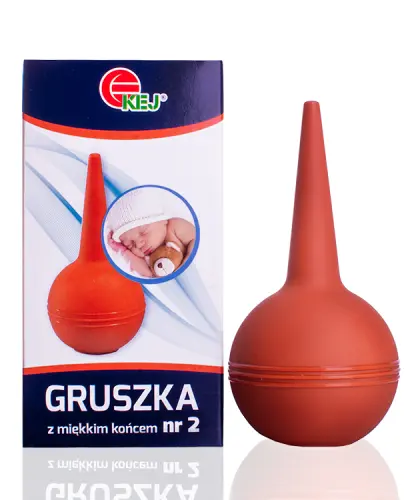 KEJ GRUSZKA DO NOSA Z MIĘKKIM KOŃCEM NR 2 DLA DZIECI 