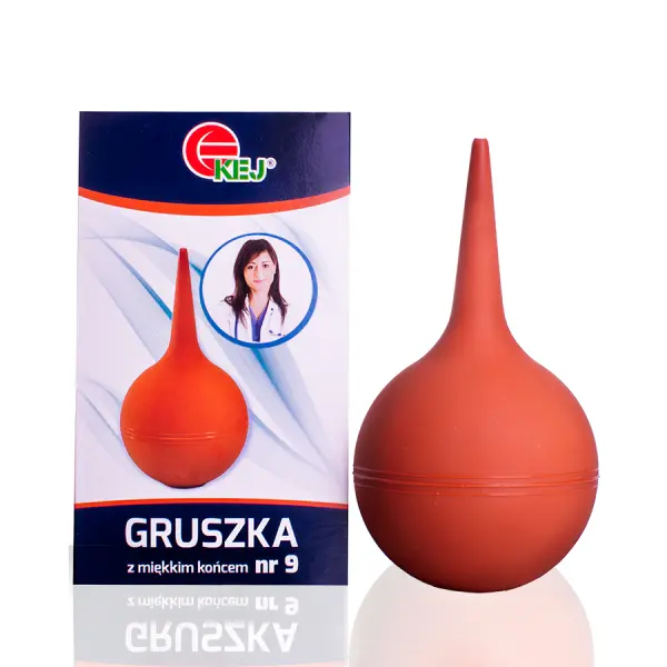 KEJ GRUSZKA DO NOSA Z MIĘKKIM KOŃCEM NR 9 DLA DZIECI POWYŻEJ 1 ROKU ŻYCIA