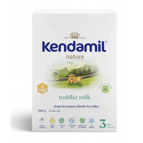 KENDAMIL NATURE 3 HMO+ mleko następne dla niemowląt 600 g