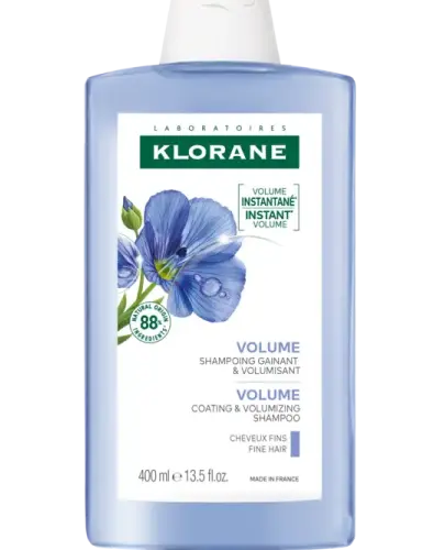 KLORANE SZAMPON Z ORGANICZNYM LNEM NADAJĄCY OBJĘTOŚĆ 400 ML