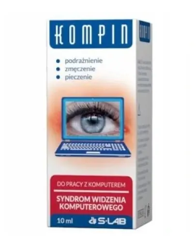 KOMPIN krople do oczu do pracy przy komputerze 10 ml