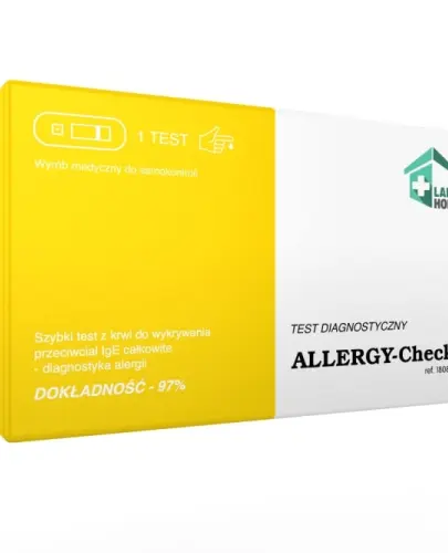 LAB HOME ALLERGY-Check® test diagnostyczny na alergię 1 sztuka