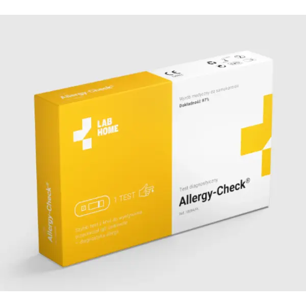 LAB HOME ALLERGY-CHECK TEST DIAGNOSTYCZNY NA ALERGIĘ I PASOŻYTY 