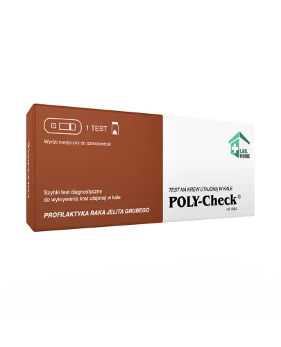 LAB HOME POLY-Check® test na krew utajoną w kale 1 sztuka