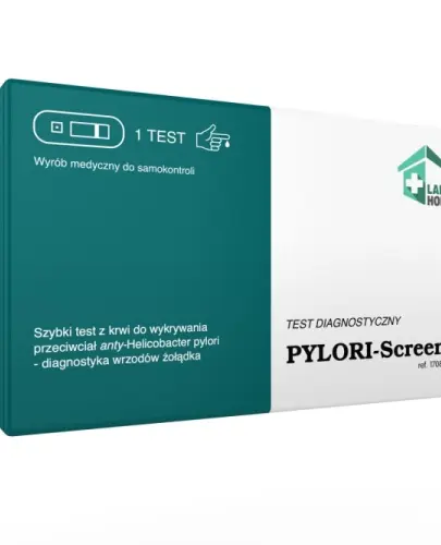 LAB HOME PYLORI-Screen test do wykrywania przeciwciał Helicobacter pylori 1 szt