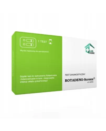 LAB HOME ROTADENO-Screen® test diagnostyczny na rotawirusa i adenowirusa 1sztuka