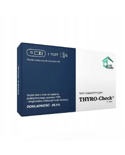 LAB HOME THYRO-Check® test do wykrywania poziomu TSH w krwi 1 sztuka