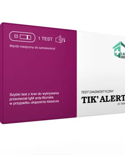 LAB HOME TIK’ALERT® test diagnostyczny na boleriozę 1 sztuka