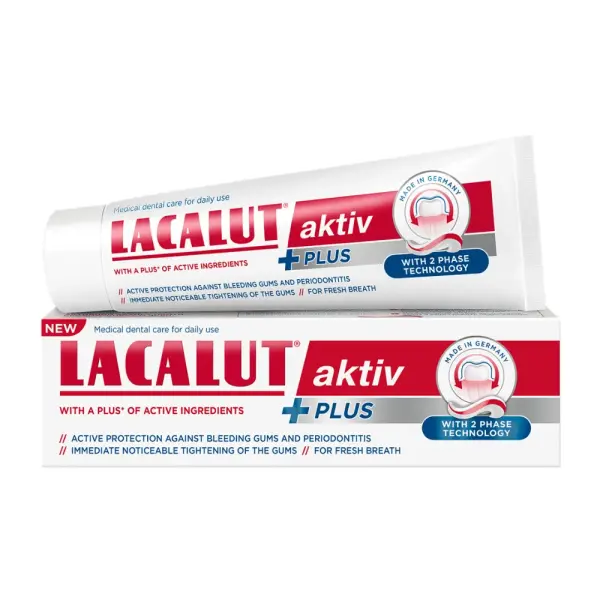 Lacalut Aktiv Plus Pasta do zębów, 75 ml